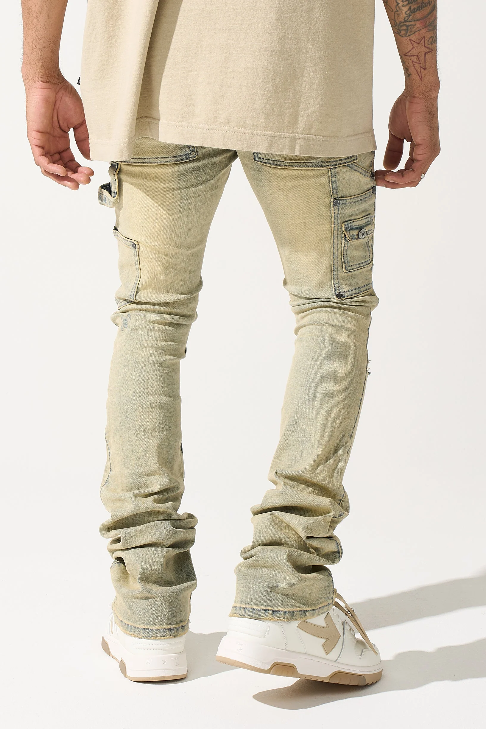 "CEDAR" Stacked Jeans - Image 7