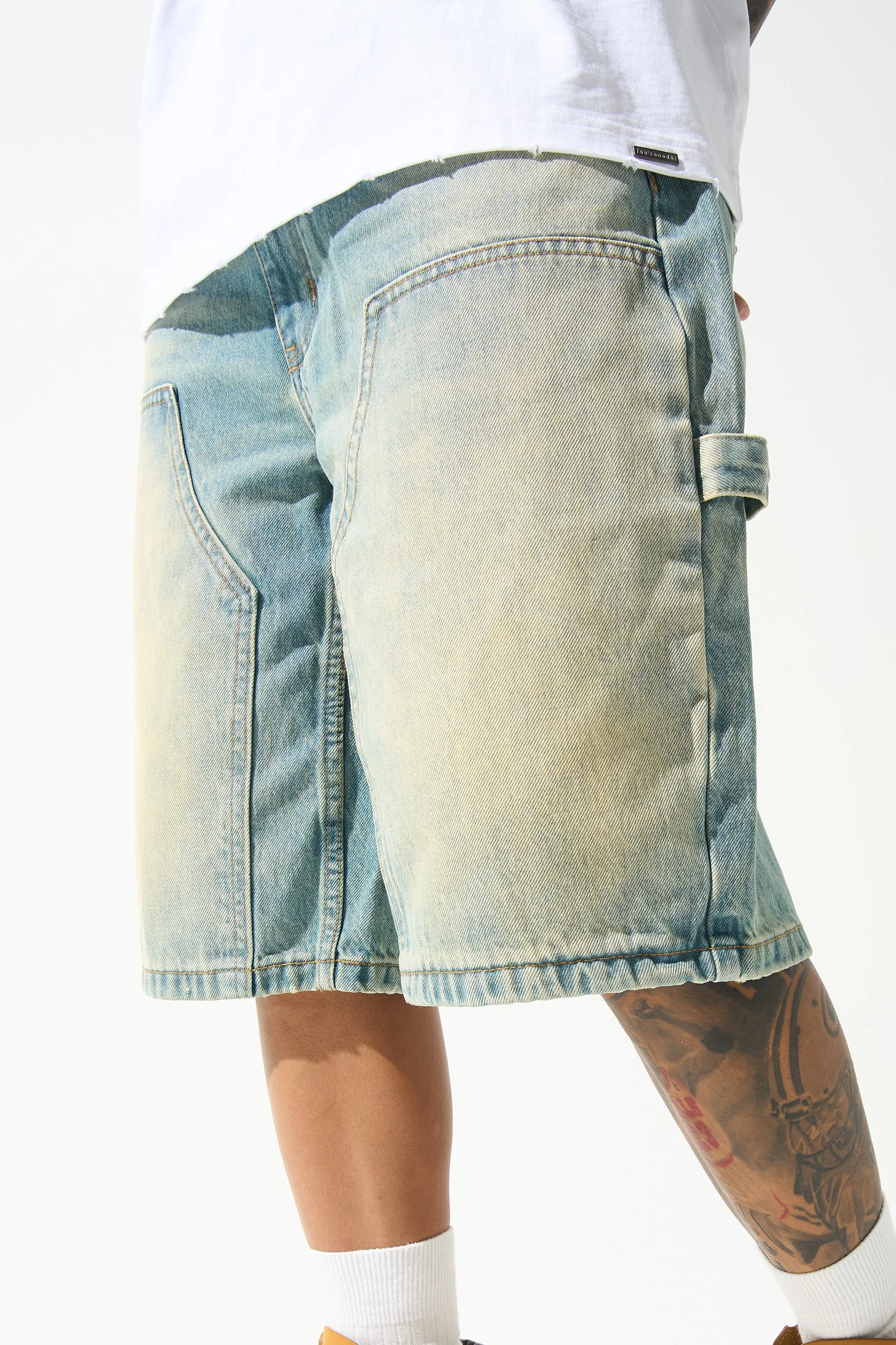 "CITRUS" Denim Shorts - Image 3