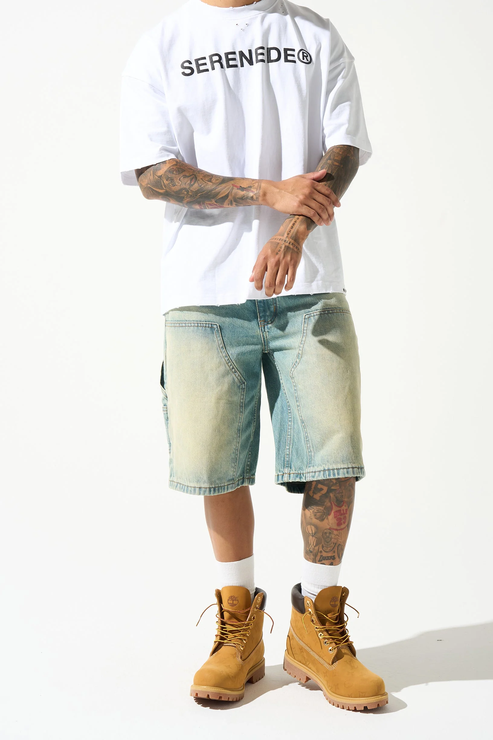 "CITRUS" Denim Shorts - Image 4