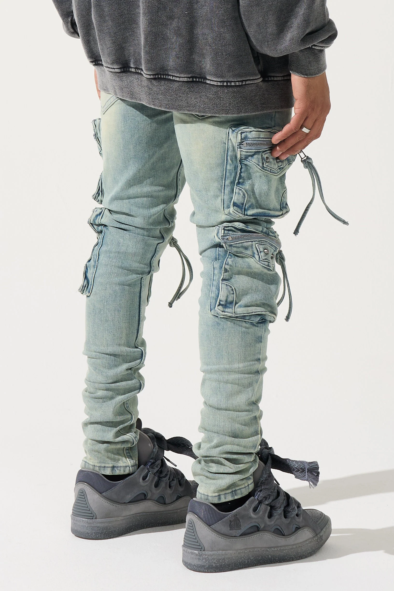 "GENESYS" Cargo Jeans - Image 3
