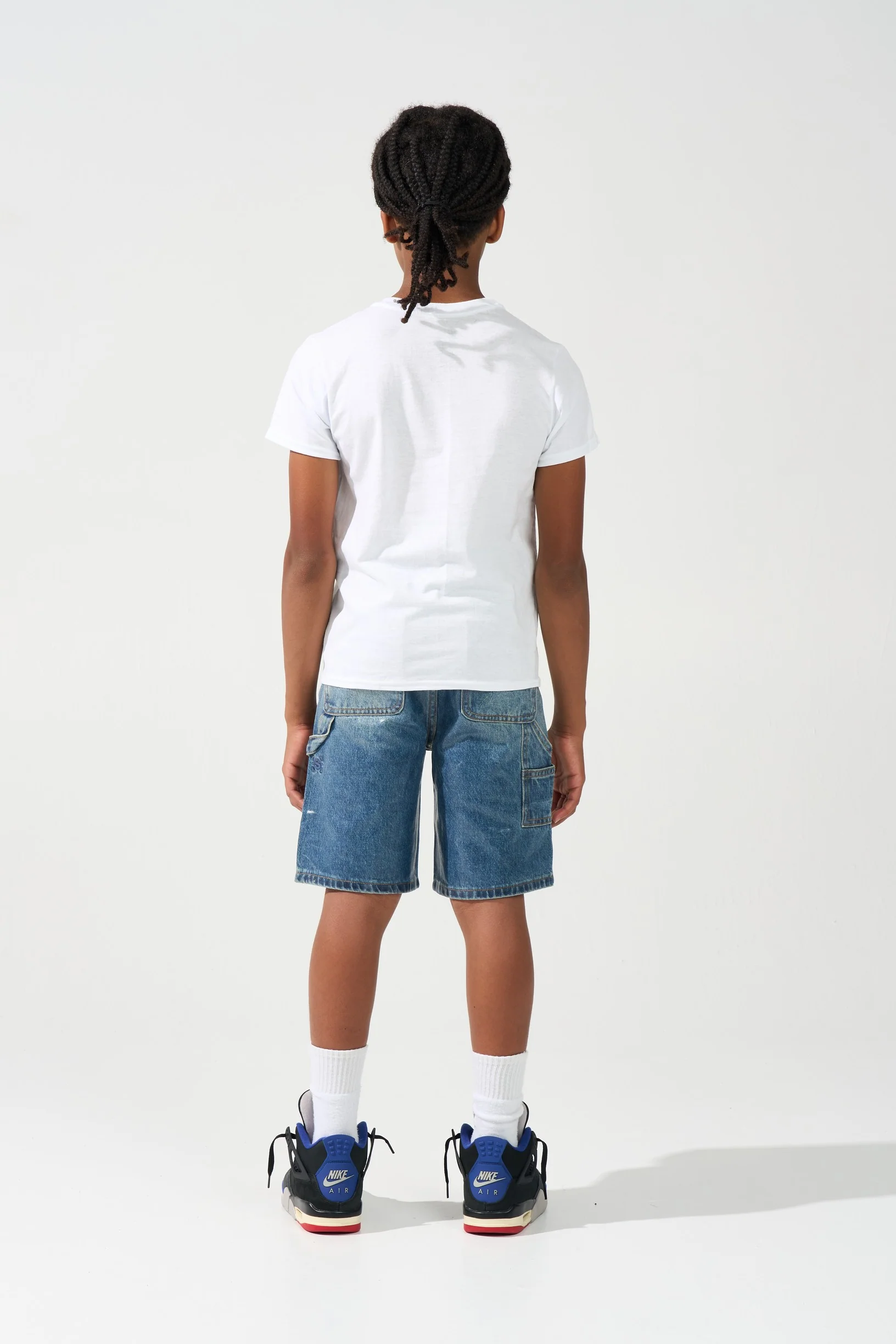 KIDS SAPPHIRE Denim Shorts - Image 3
