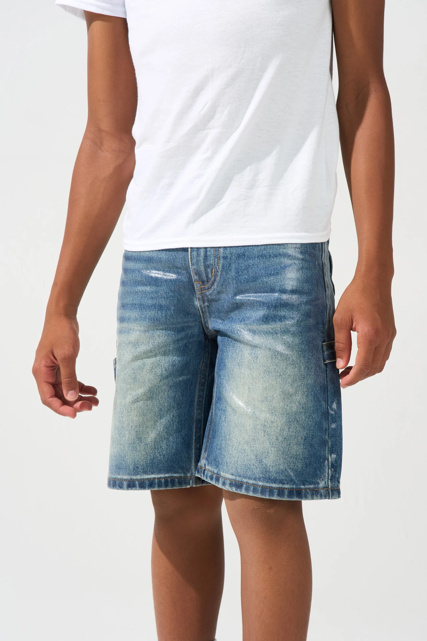 KIDS SAPPHIRE Denim Shorts - Image 5