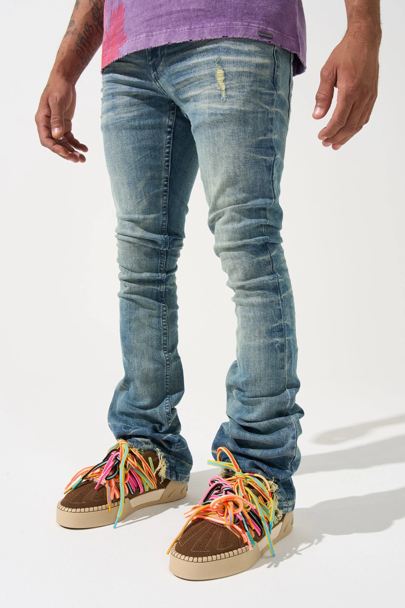 NEPTUNE Stacked Jeans