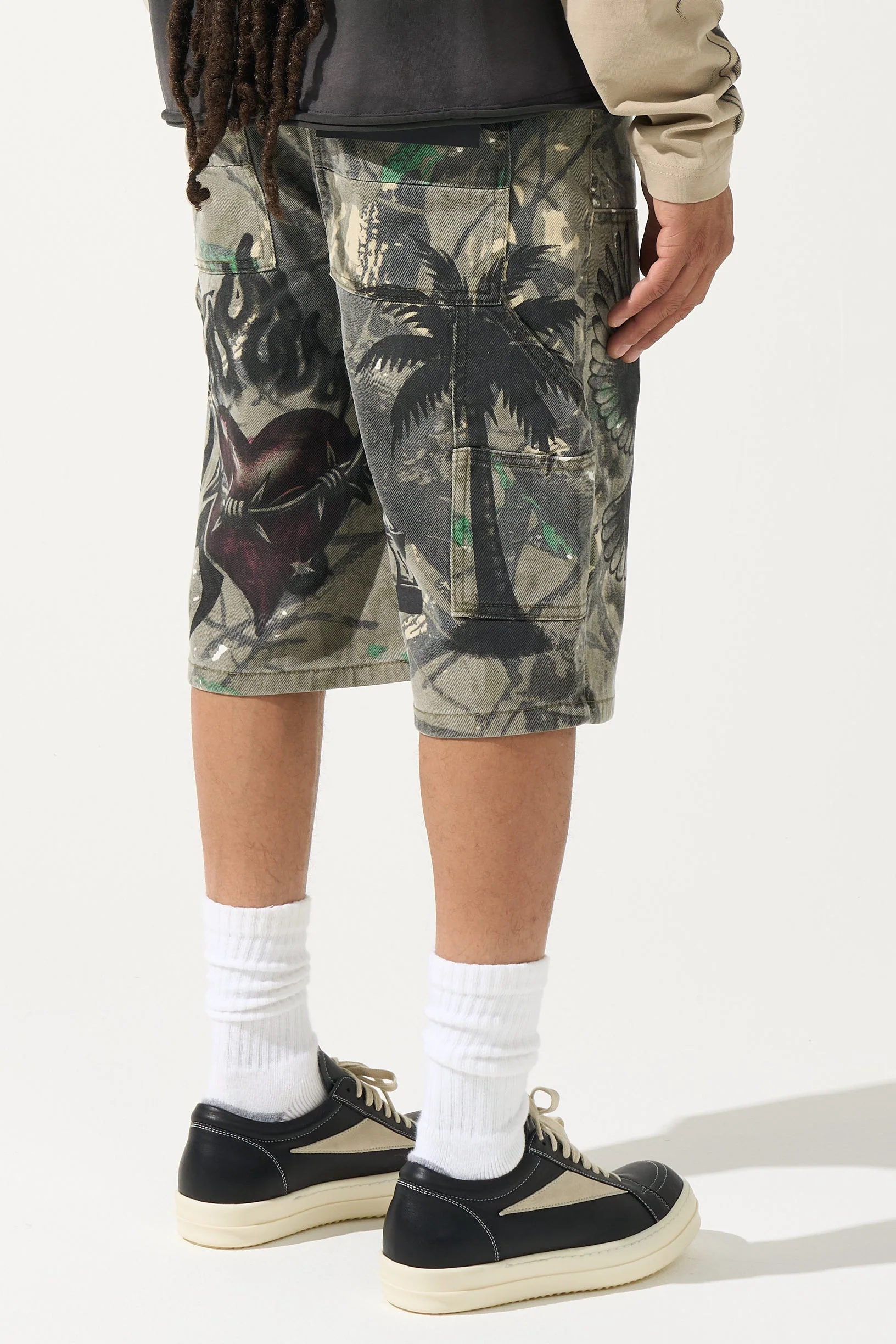PARADI$E Denim Shorts - Image 2