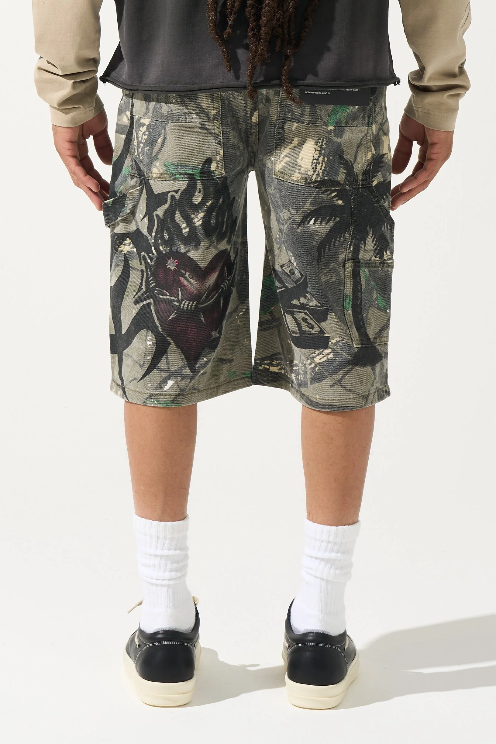 PARADI$E Denim Shorts - Image 5