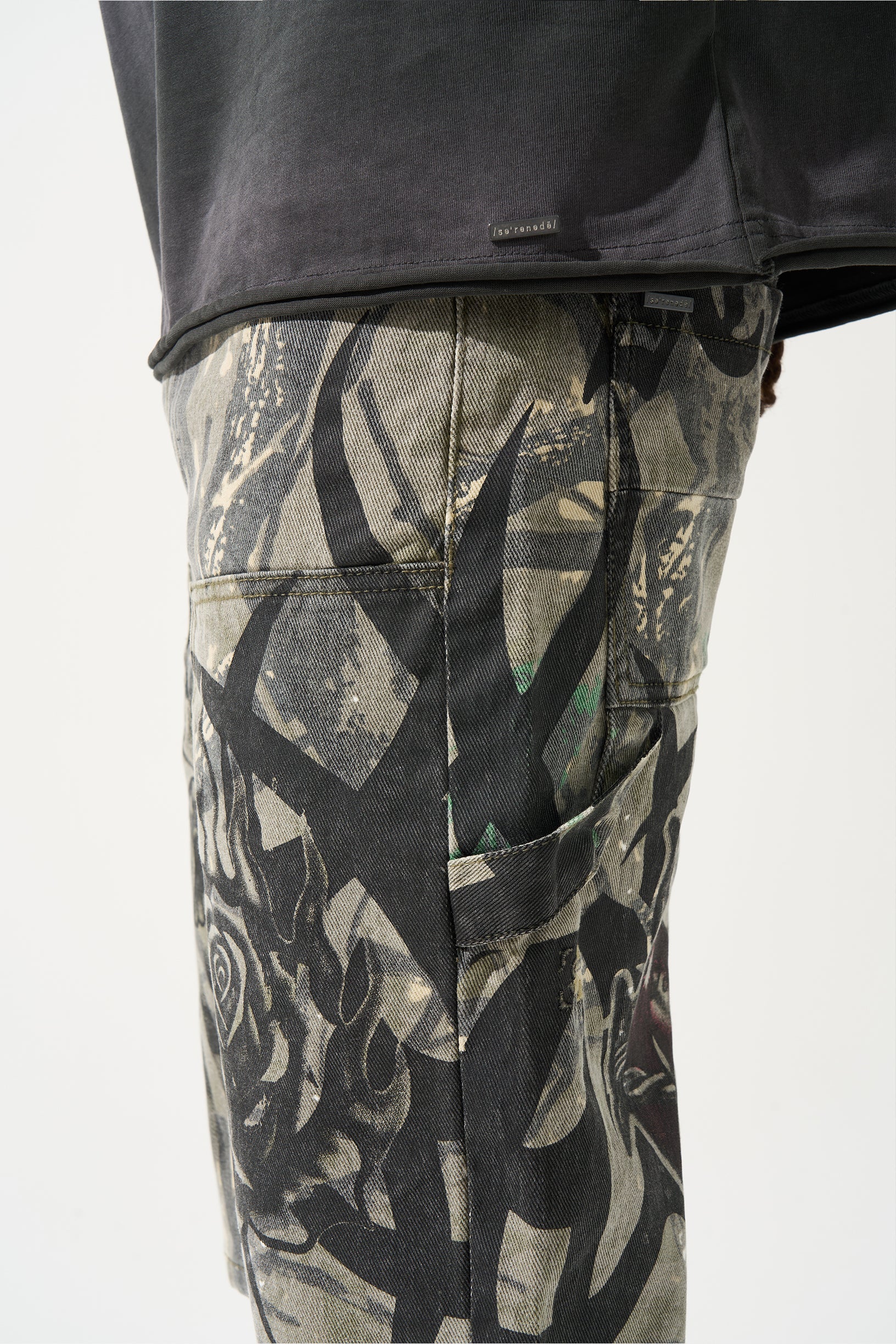 PARADI$E Denim Shorts - Image 6