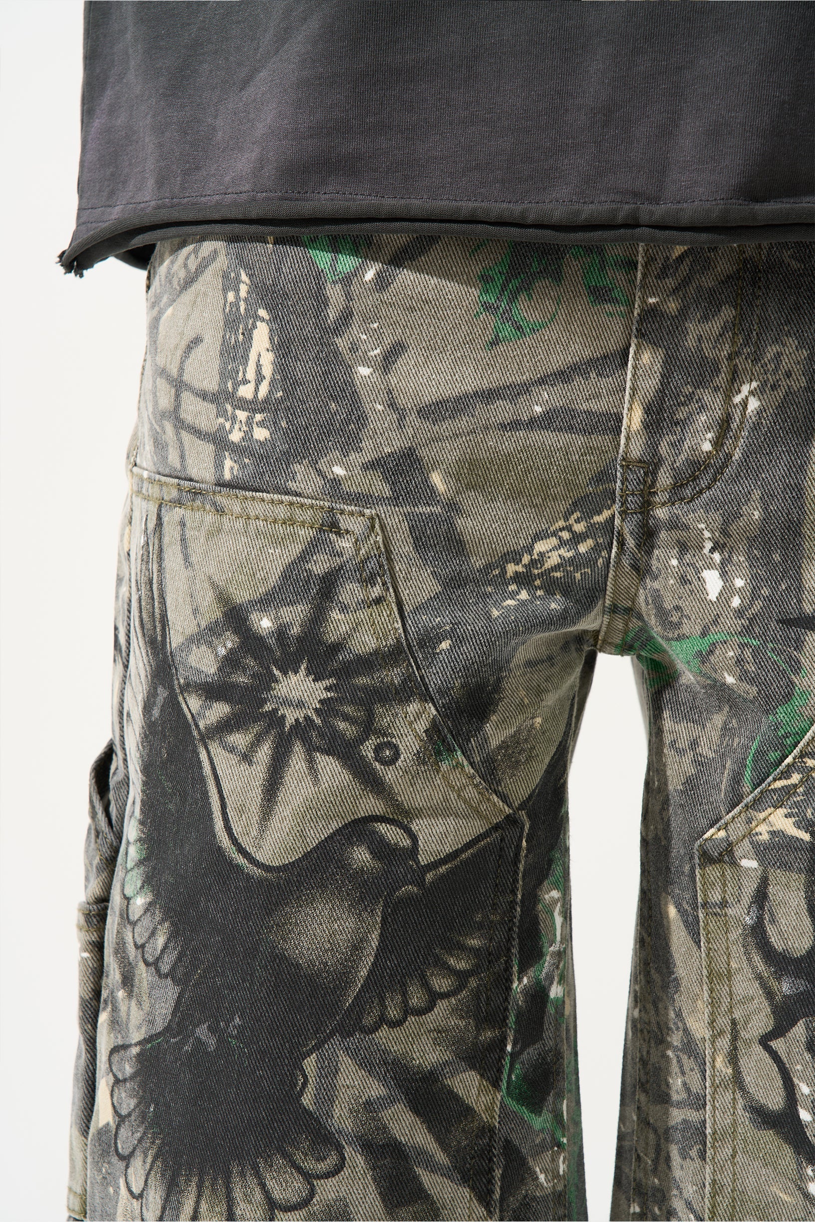 PARADI$E Denim Shorts - Image 7