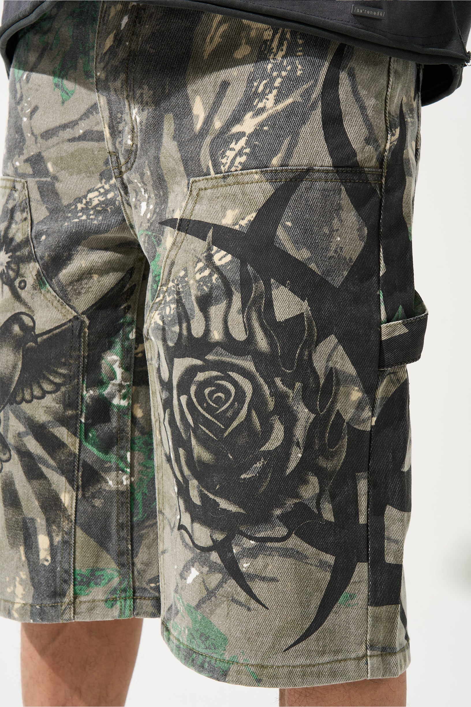 PARADI$E Denim Shorts - Image 8