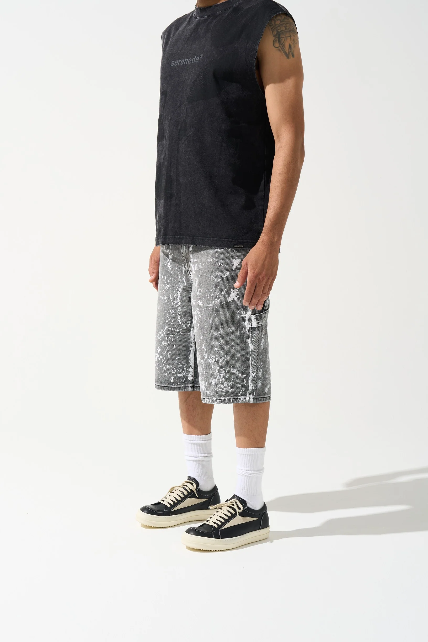PINTURA Denim Shorts - Image 3
