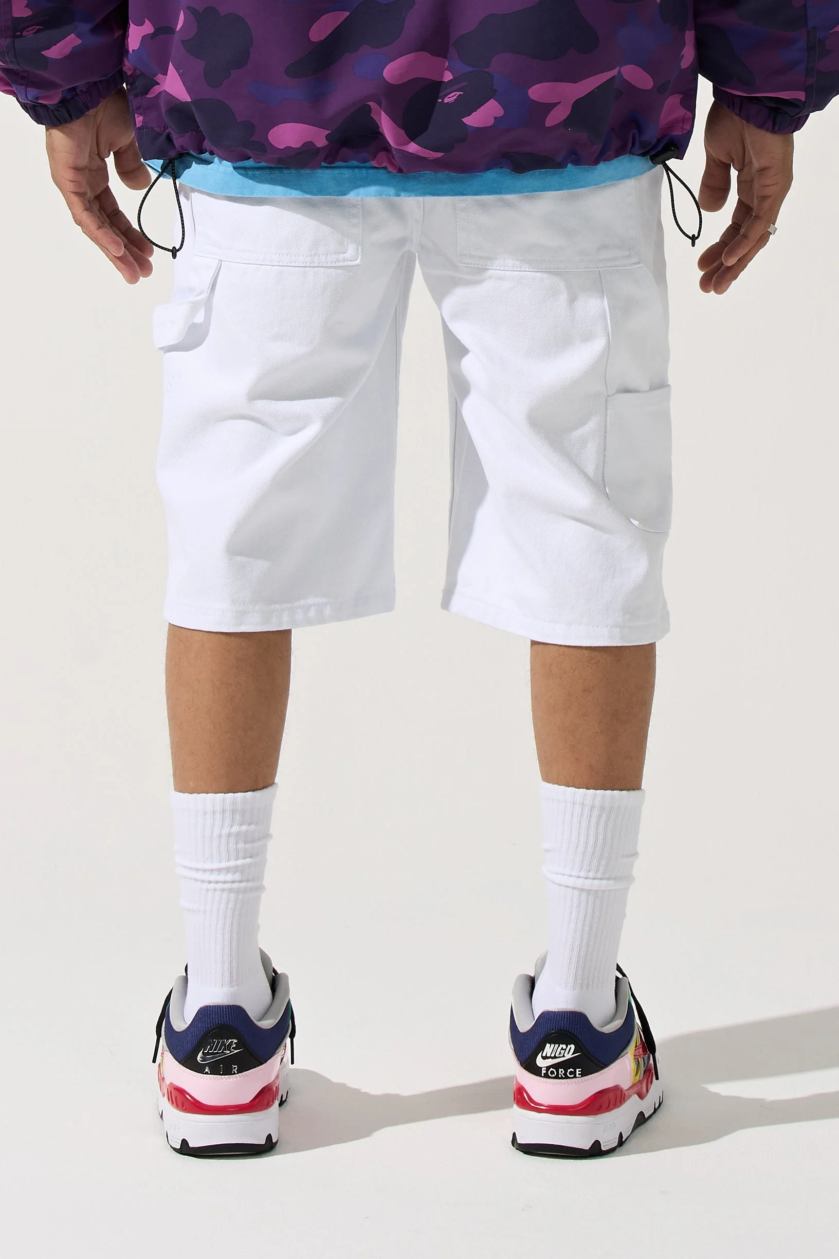 "QUARTZ" Denim Shorts - Image 3