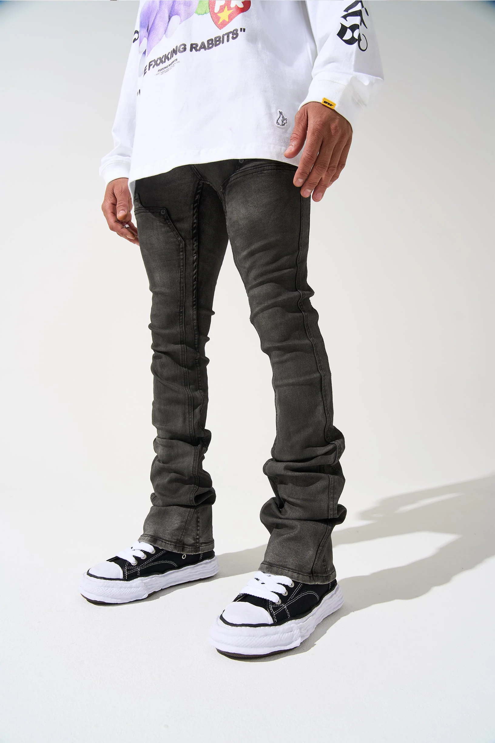RAIN Stacked Jeans