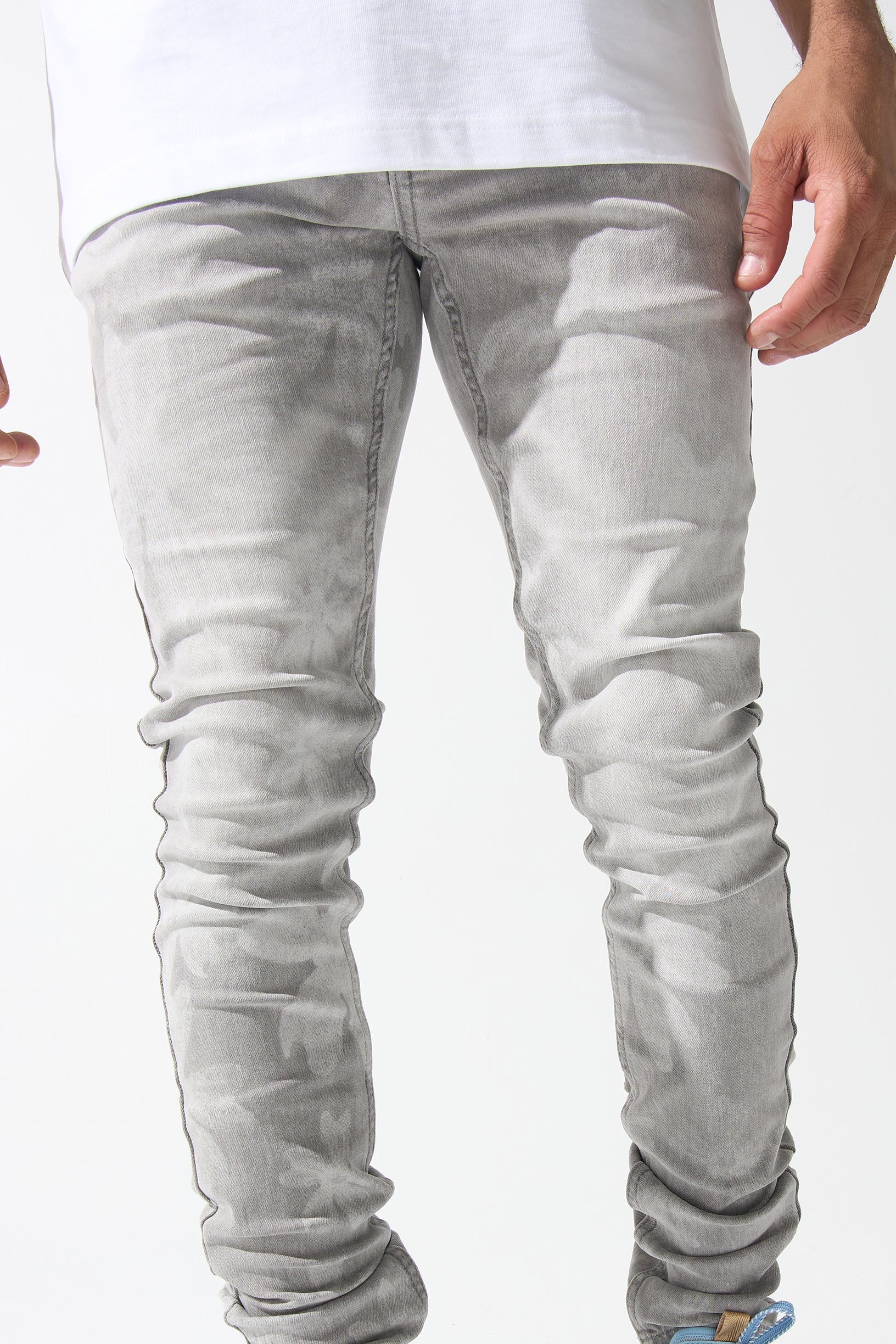 "SAKURA" Grey Jeans - Image 6