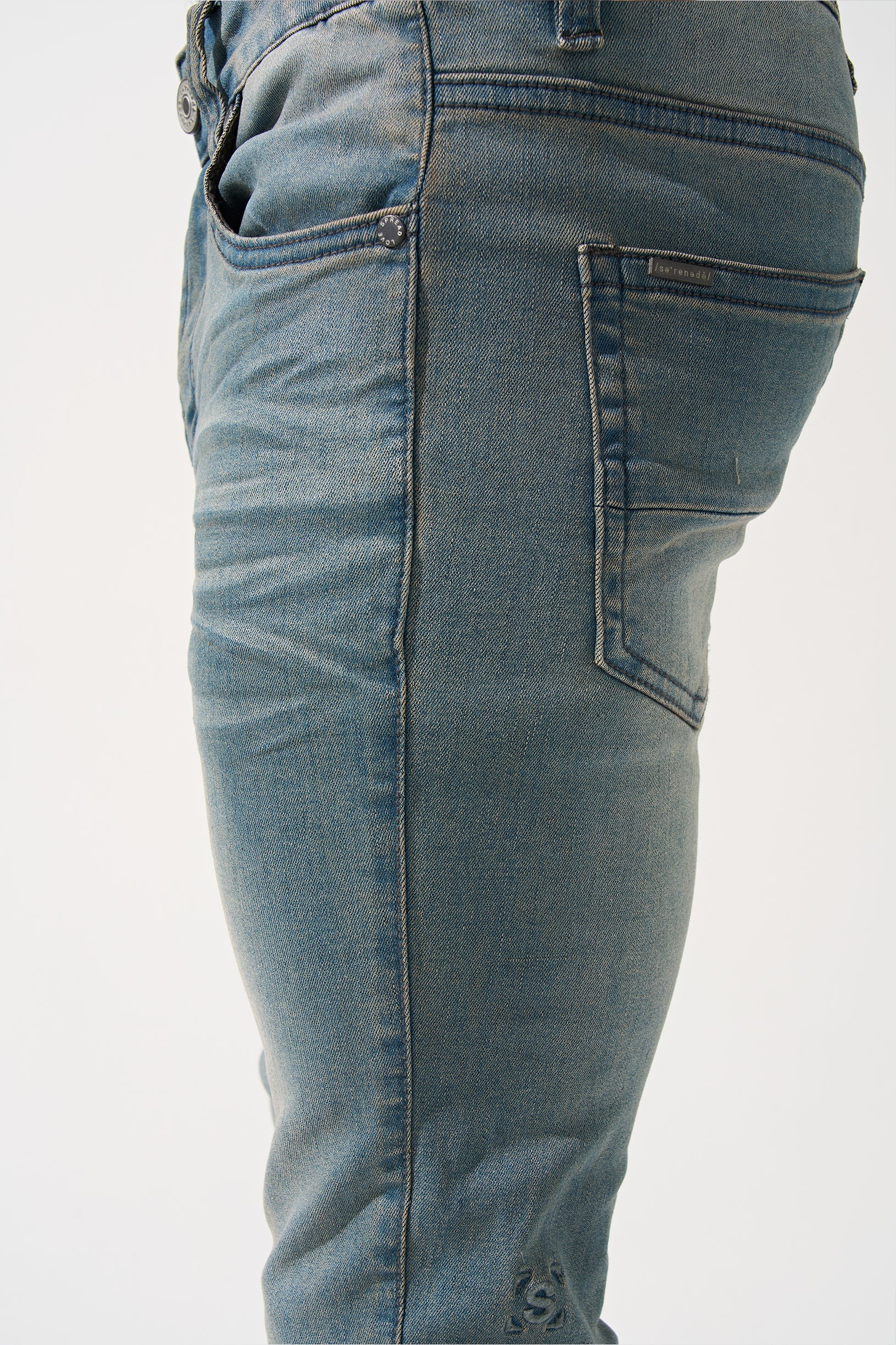 "SEABURST" Stacked Jeans - Image 8