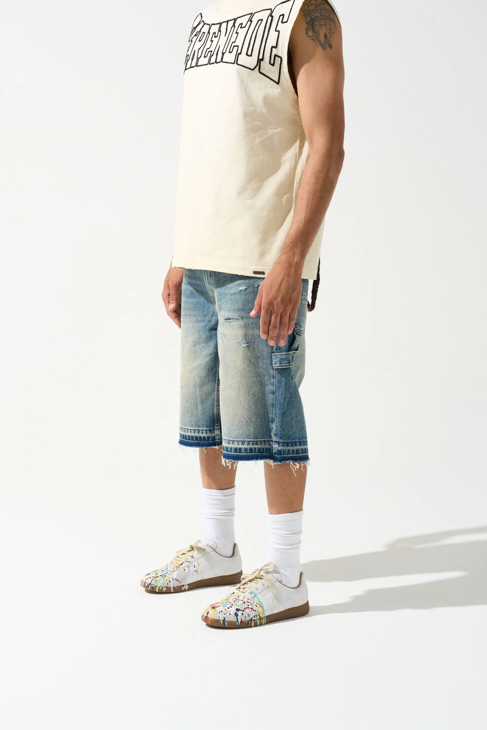 TERRE Denim Shorts - Image 2