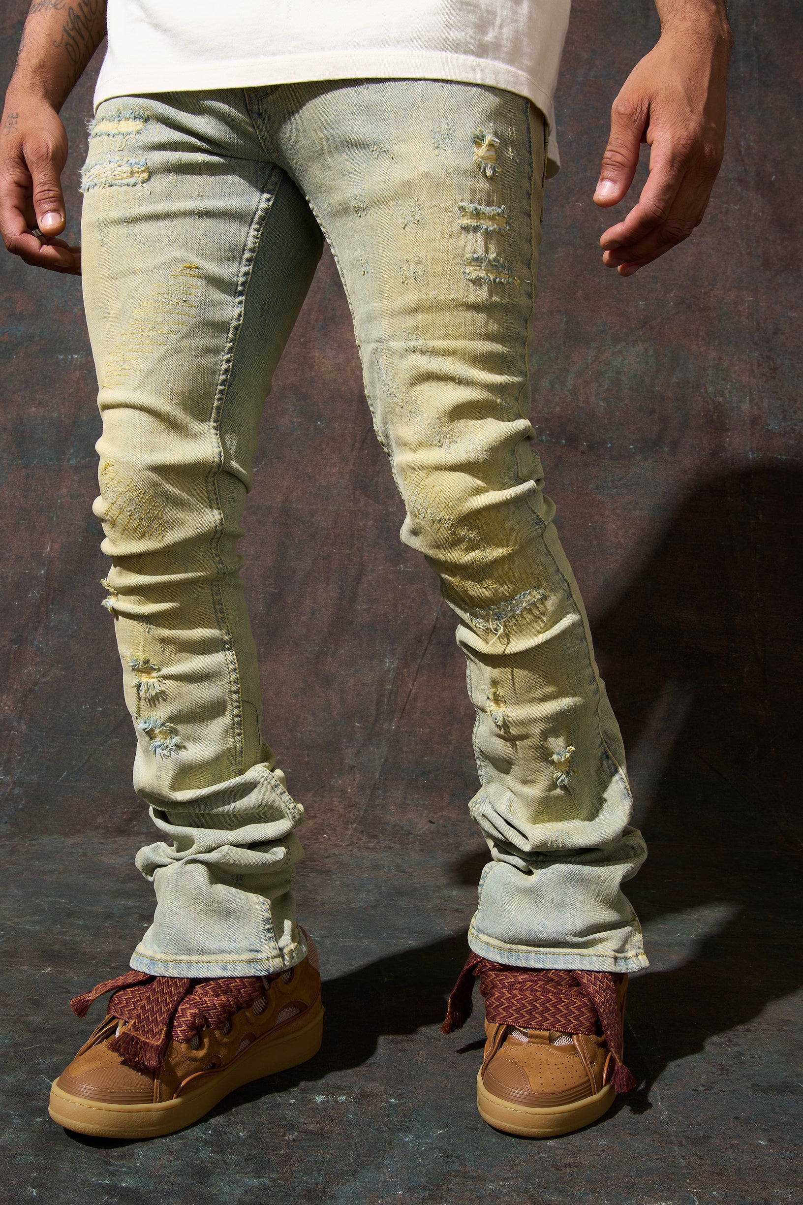 "TIERRA" Stacked Jeans - Image 3