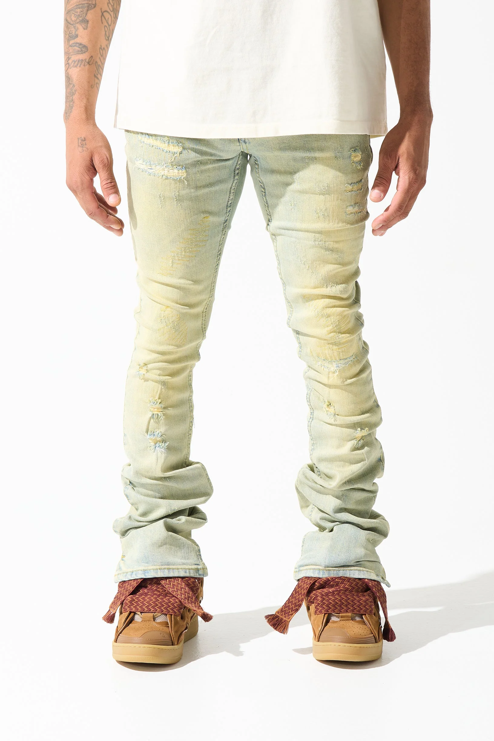 "TIERRA" Stacked Jeans - Image 6