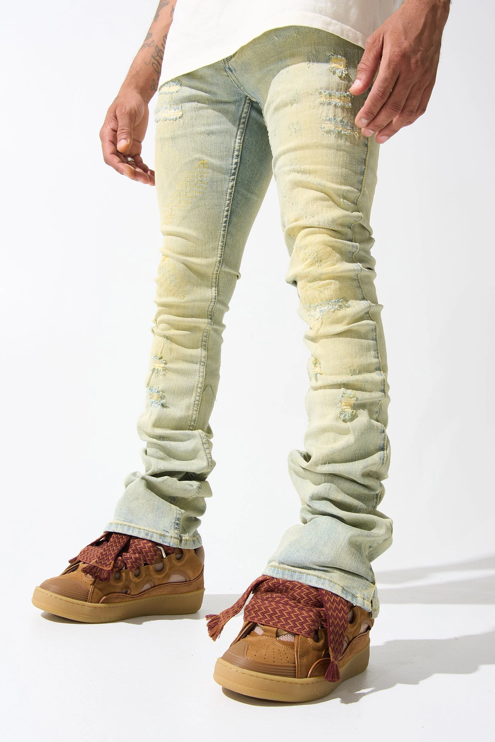 "TIERRA" Stacked Jeans - Image 8